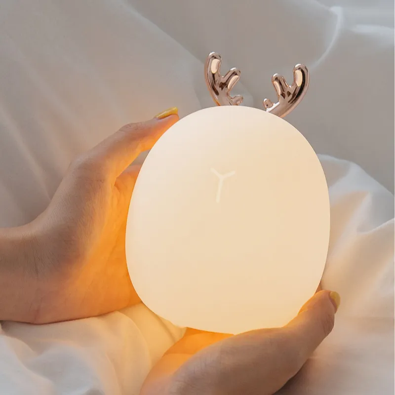 Cartoon Deer Night Light USB Charge Rabbit – image 3
