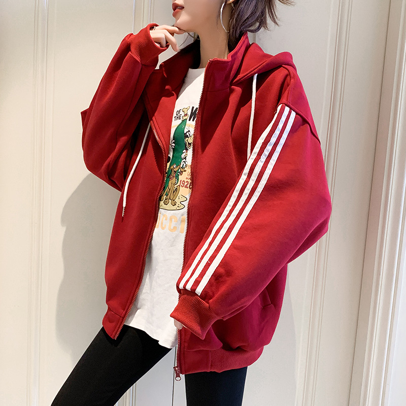 Loose Hooded Sports Sweatshirt Women All-Match