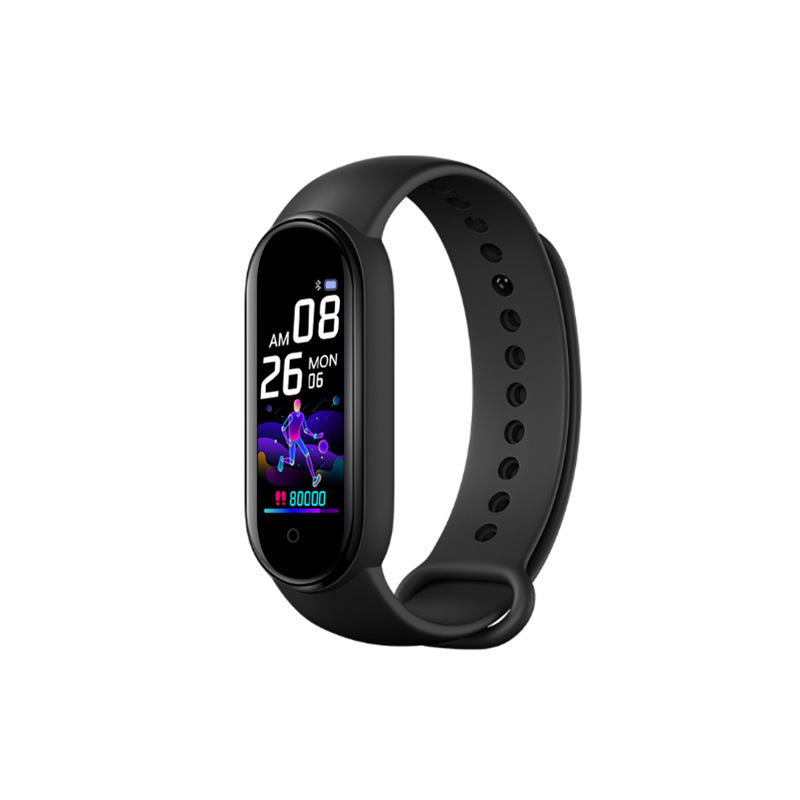 Compatible with Apple , Heart Rate And Blood Pressure Monitoring Smart Reminder Step Count And Photo Sports Bracelet