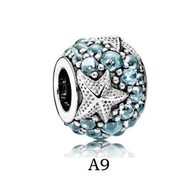 Tree Of Life Crystal Heart Charm Beaded Pendant Blue - Shop at LoveMi