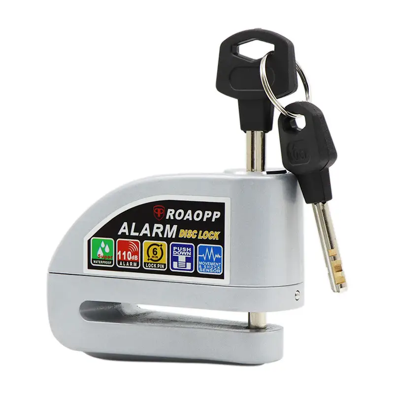 Aluminum Alloy Calf lock Alarm Disc Brake Lock Motorcycle Lock