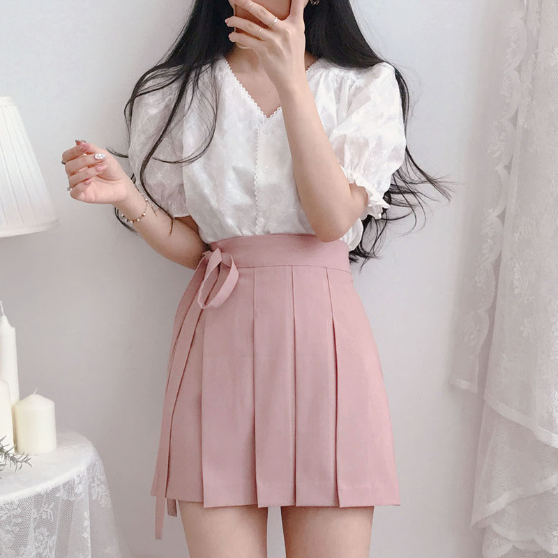 A-shaped Niche High Waist Skirt Women's Summer Short Skirt
