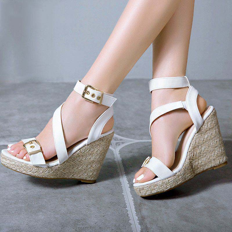 Fashion Women's Open Toe Wedge Platform Sandals