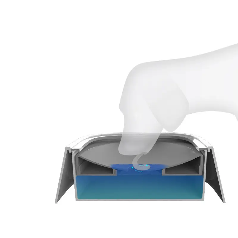 1.5L Cat Dog Water Bowl Carried Floating