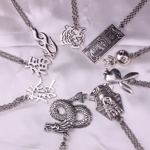 Stainless Steel Chain Necklace Hip Hop Men and Women