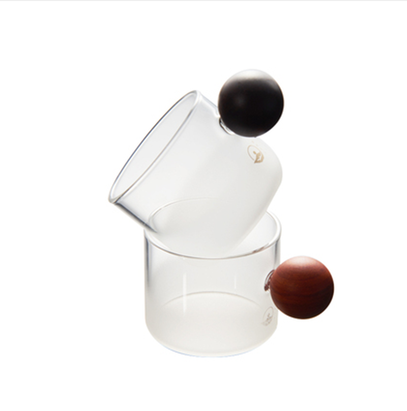 Manually Atomized Sandblasted Heat-resistant Glass Kung Fu Small Tea Cup