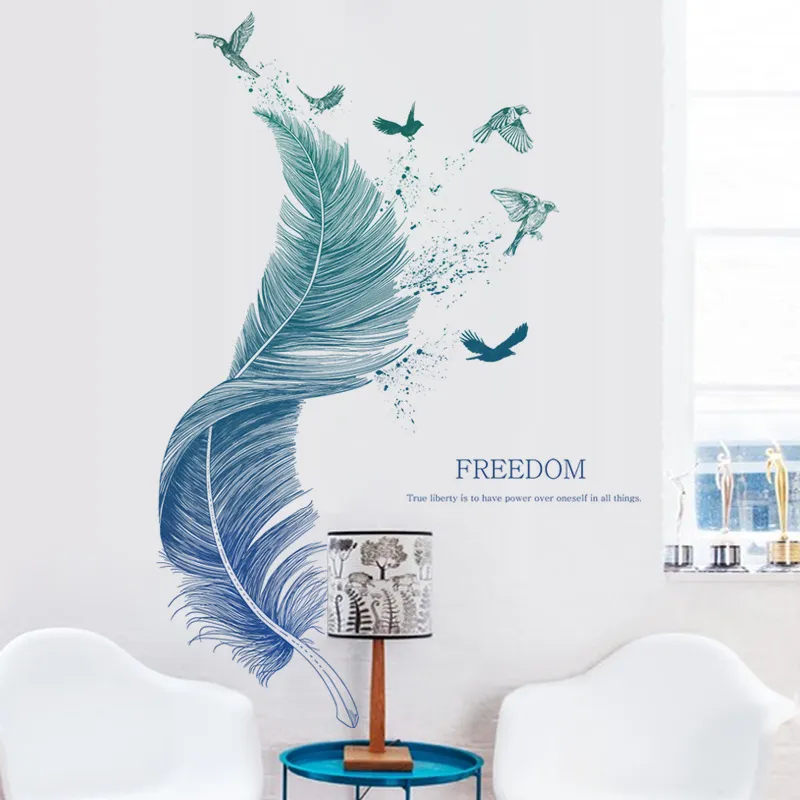 Bedroom Decoration Wall Light Luxury Wall Stickers Wall Stickers – image 3