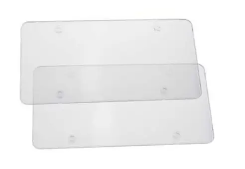 Car License Plate Frame, License Plate Frame Transparent White Plane