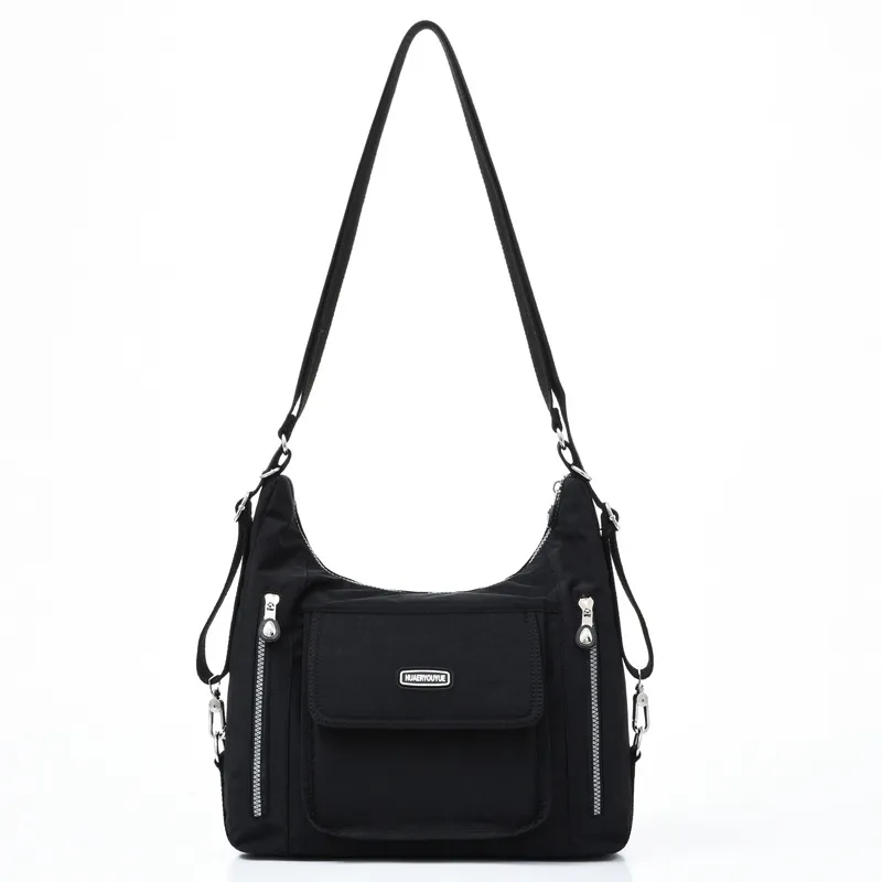 Women's Multifunctional ShoulderBag Backpack - Black