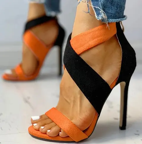 Women's Fashion with Color Matching Sandals