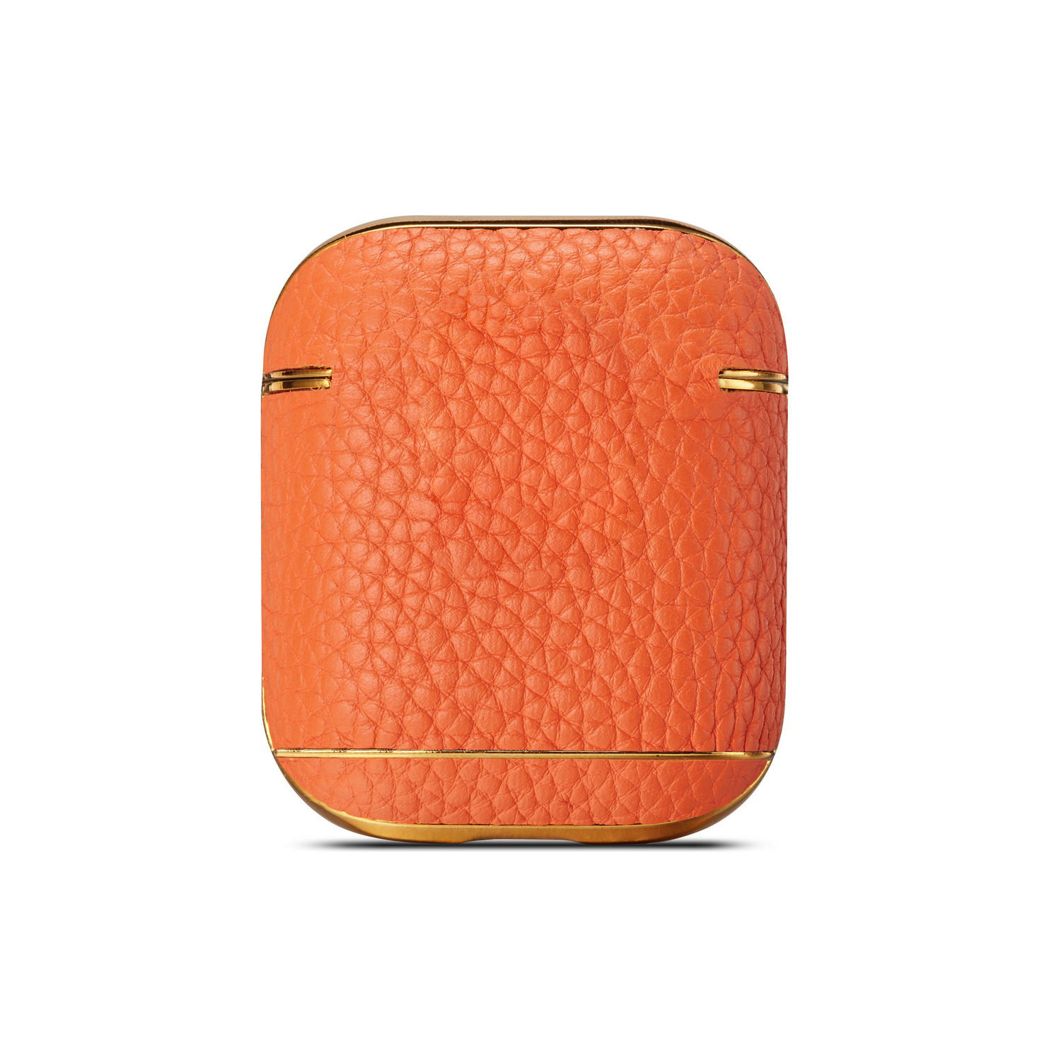 Leather Lychee Pattern Electroplating Headphone Case - Image 8