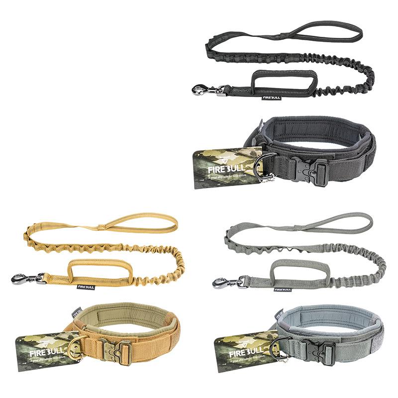 Title 2, Tactical pet collar and leash for dogs Enhanced...