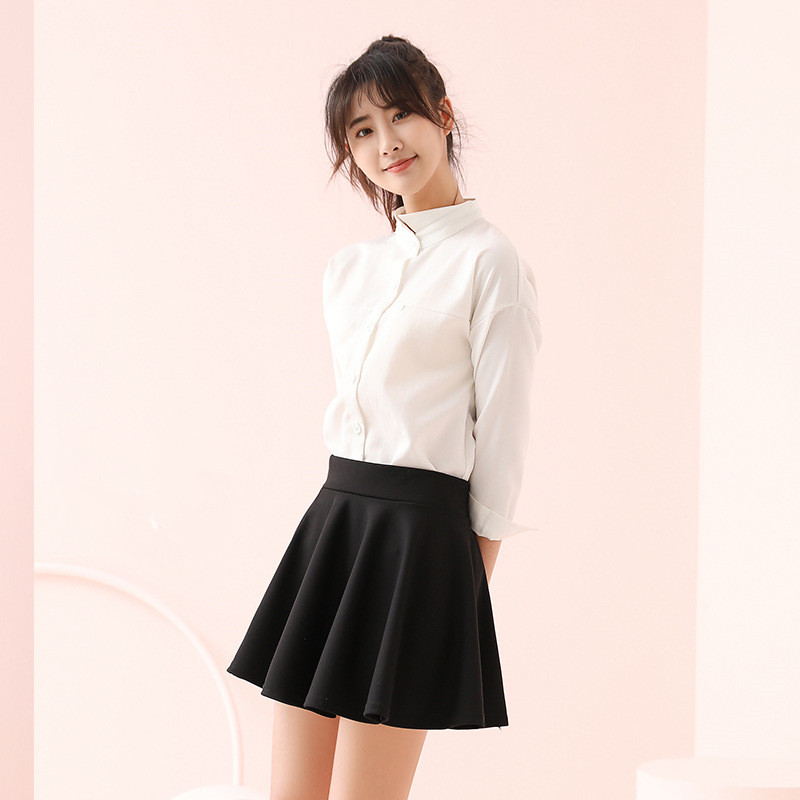 Title 5, Spring Skirt with High Waist and A-line design,...