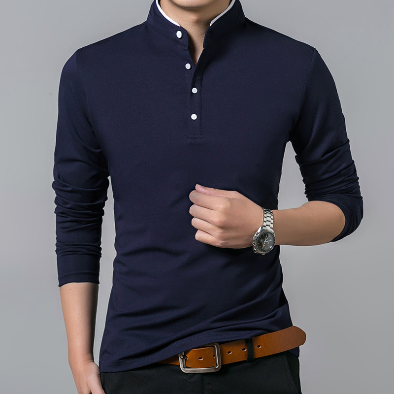 Men's High-quality Cotton Trendy Long-Sleeved T-shirt