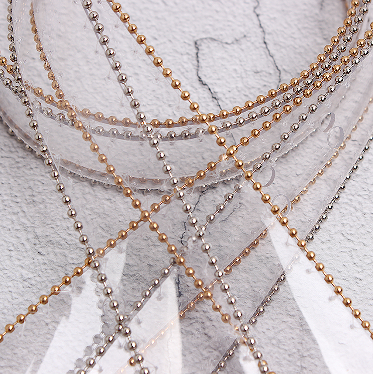 Transparent Plastic Pearl Buckle Women's Belt