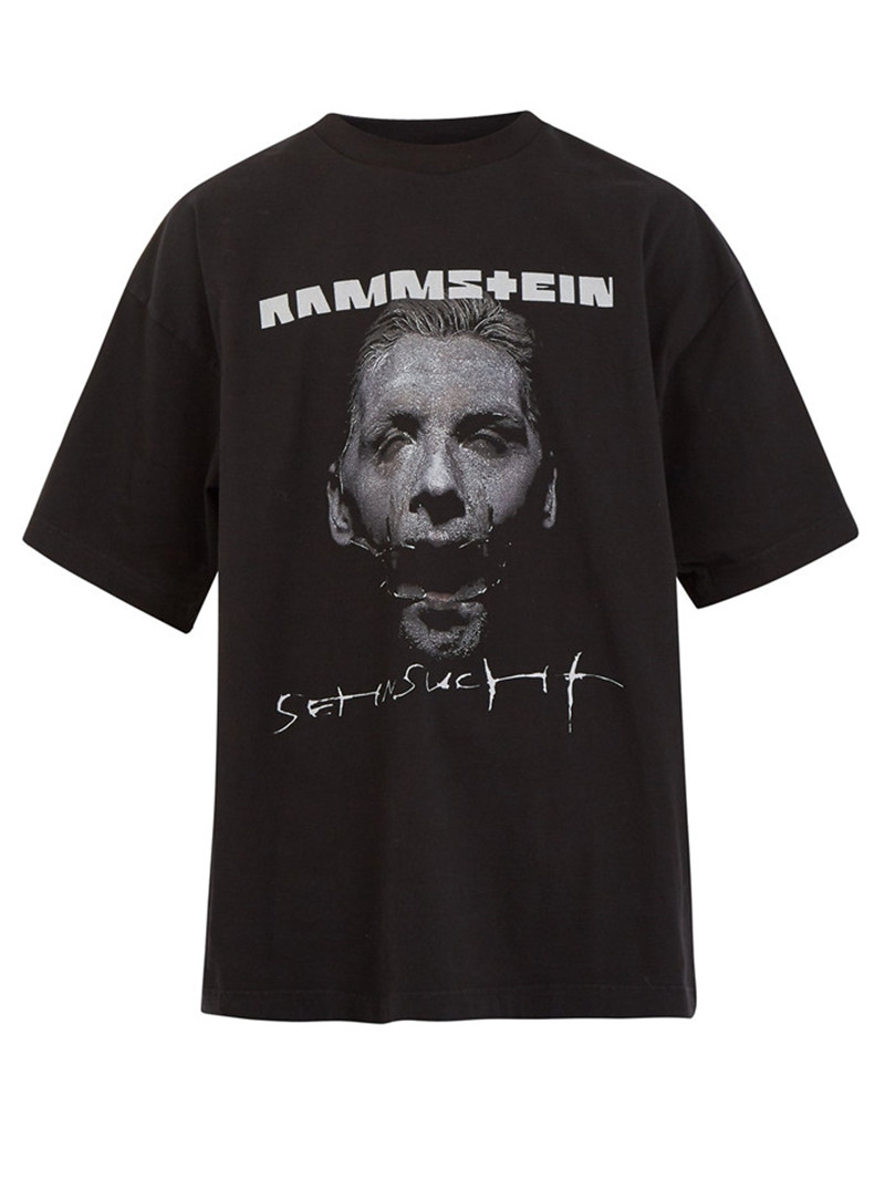 Title 5, German Chariot T-Shirt mit lockeren, kurzen Ärm...