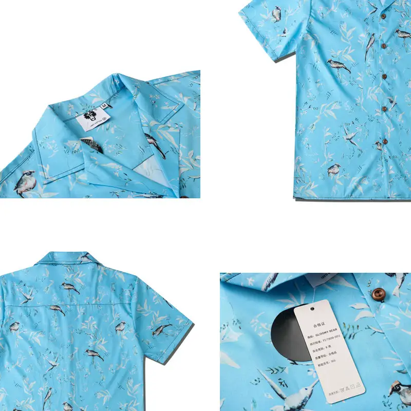 Loose Summer Floral Shirt Short-Sleeved Men's And Women's Trend