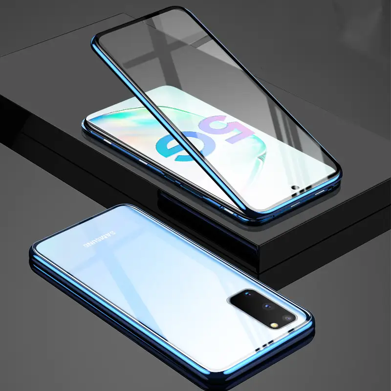 Mobile Phone Shell Double-Sided Glass Magnetic Protective Shell
