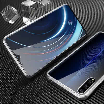 Double-Sided Magneto Glass Case with Metal Frame