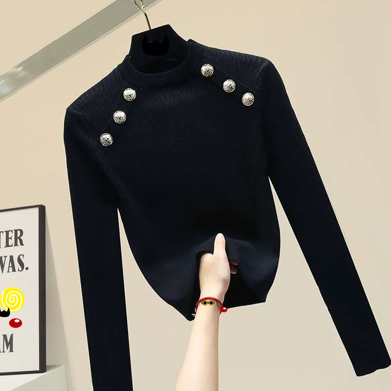 Thin, Long Sleeves, Thick, Loose, Outer Wear Bottoming Shirt Women