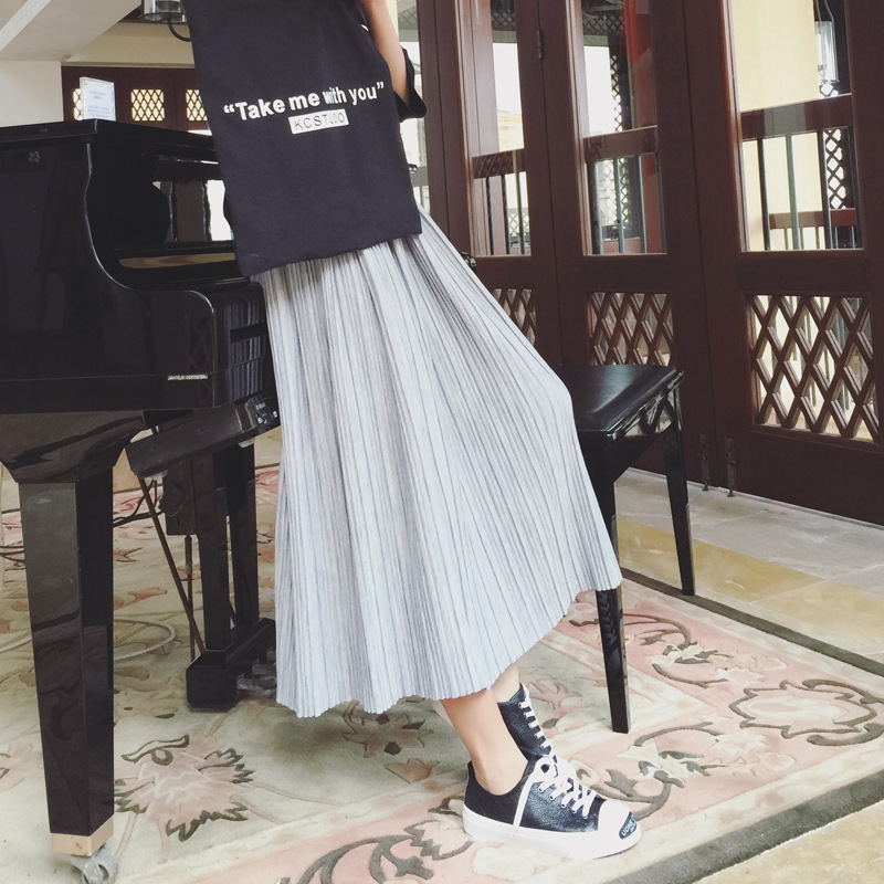 Ollin - Plissierter Maxirock