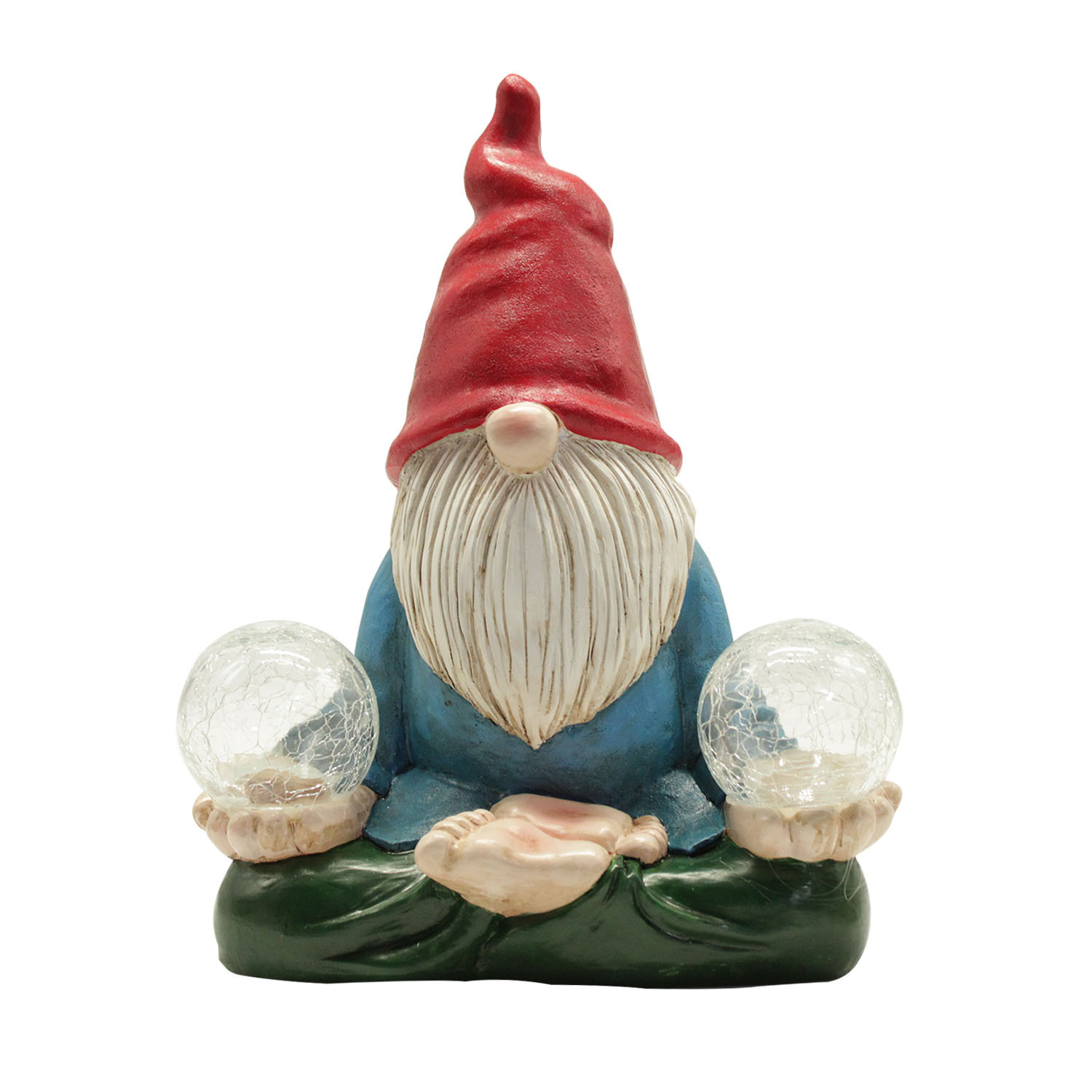 Solar LED Resin Ornaments Dwarf Doll Outdoor Statue Courtyard Gardening Decoration Artistic Figurine Micro Landscape Accessories — foto 2
