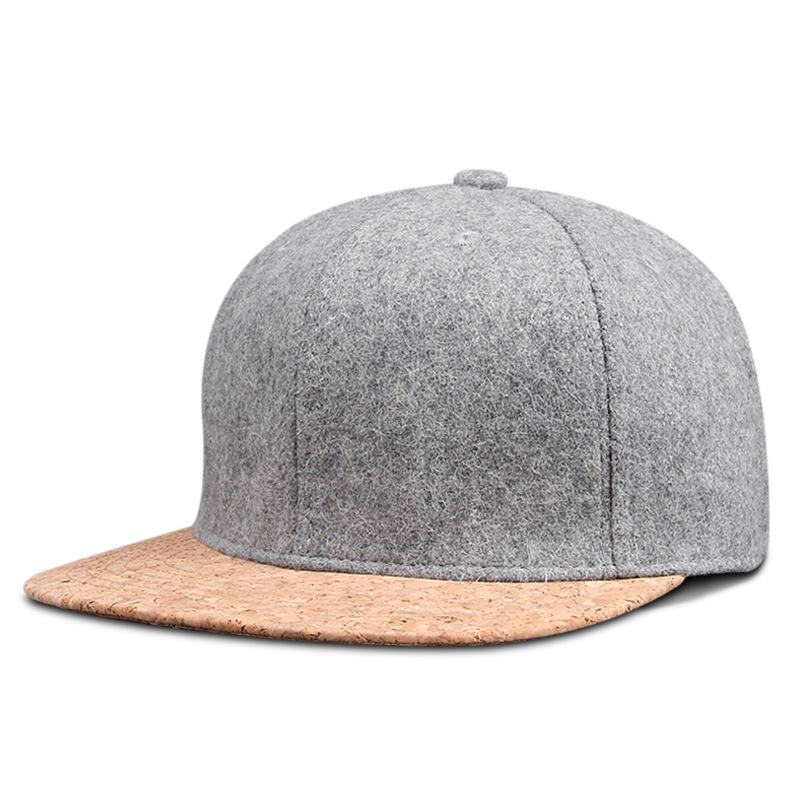 Flat Along Street Dance Men's Woolen Hip-hop Hat