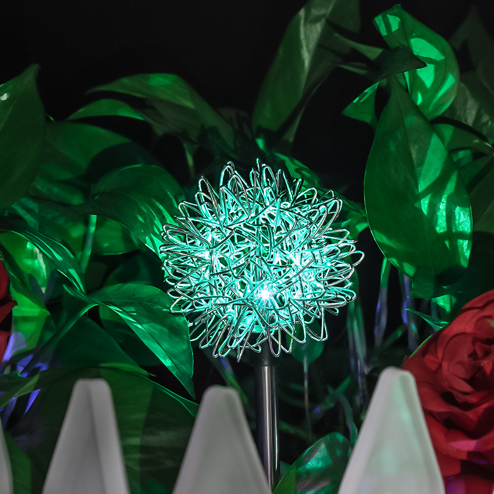 Solar Light Solar Dandelion Plug In Light Garden Decoration LED Light — foto 7