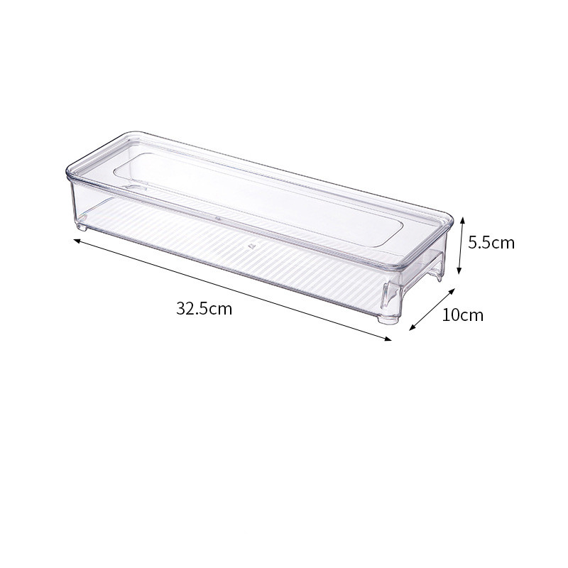 Title 3, Transparent Refrigerator Box Drawer Type Plasti...