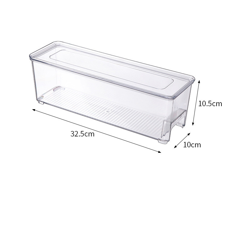 Title 5, Transparent Refrigerator Box Drawer Type Plasti...