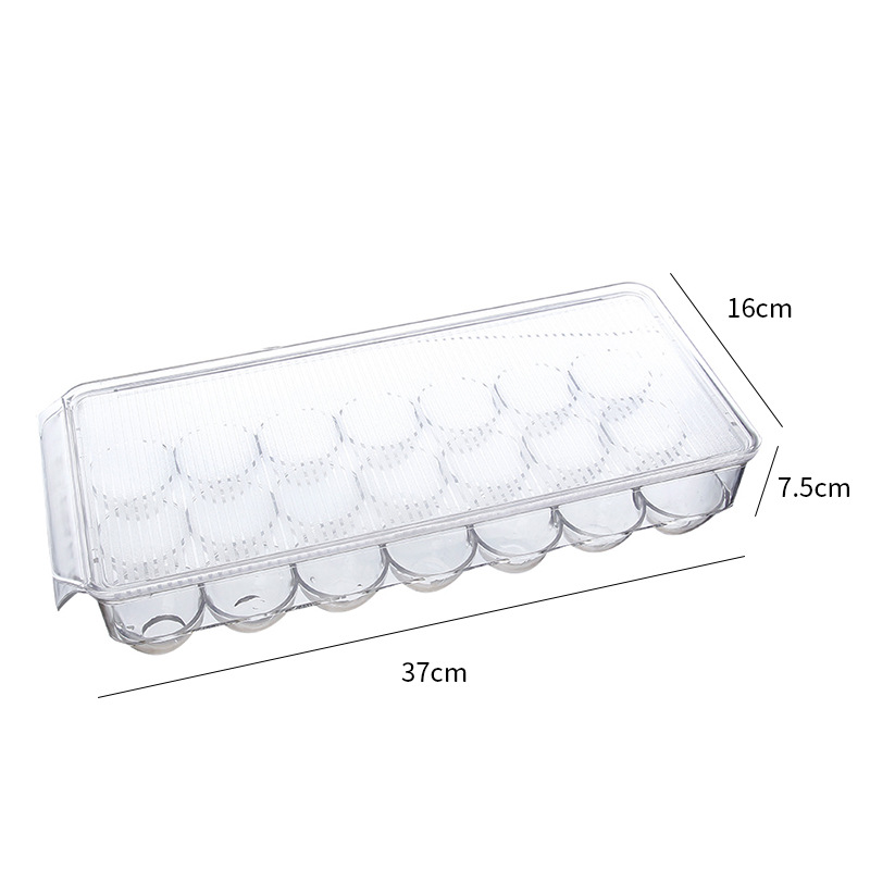 Title 4, Transparent Refrigerator Box Drawer Type Plasti...