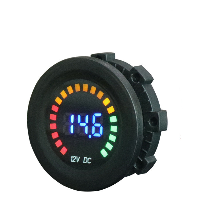 Color Screen Digital Display Voltmeter Car Voltage Display 12V DC Voltmeter