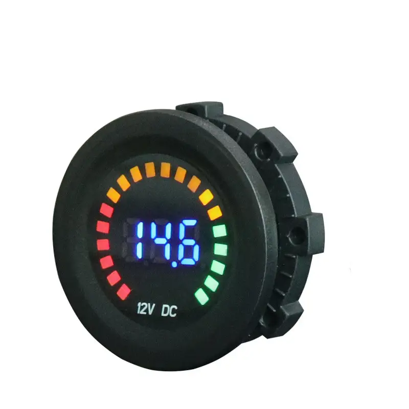 Color Screen Digital Display Voltmeter Car Voltage Display 12V DC Voltmeter