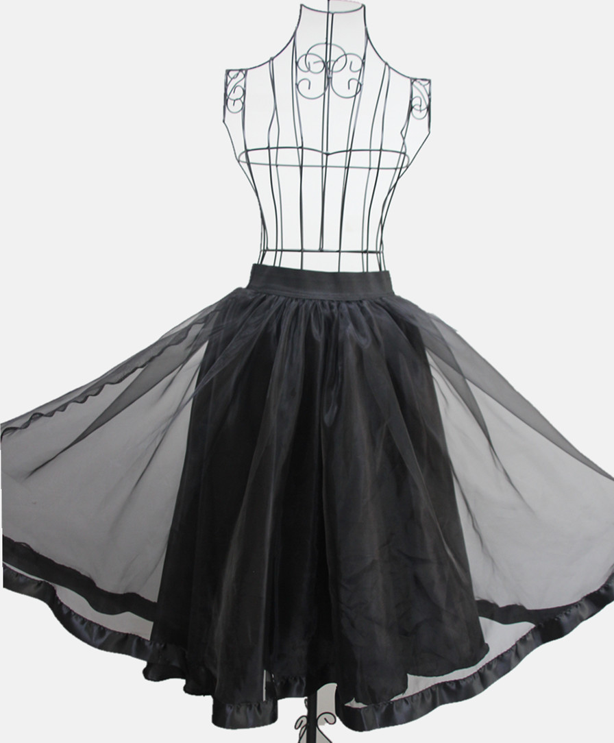 Title 6, Organza Lolita Tutu Skirt And Black Mesh Skirt