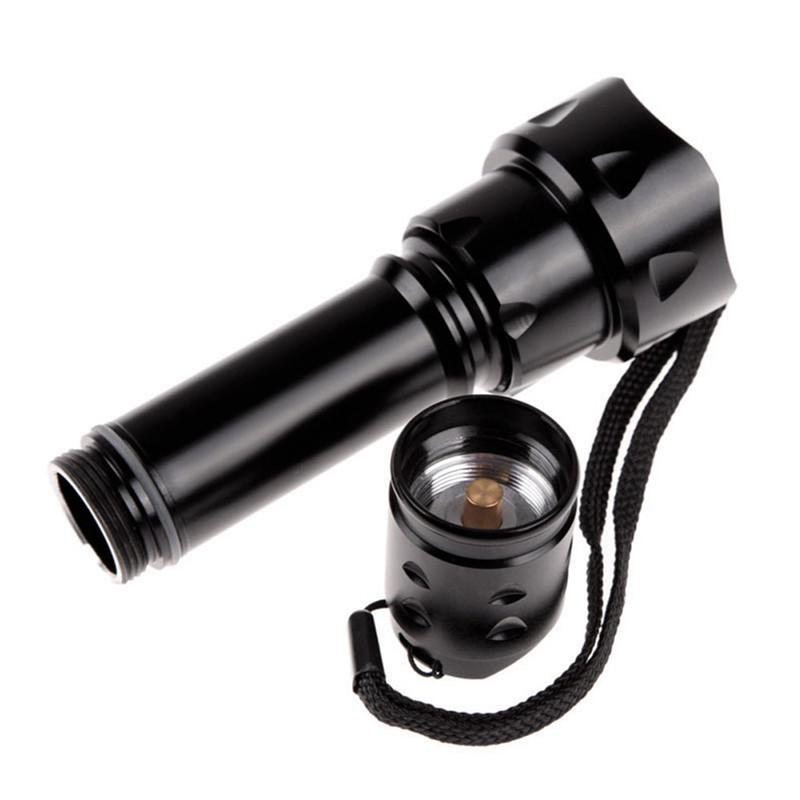 Retractable Zoom Infrared Flashlight