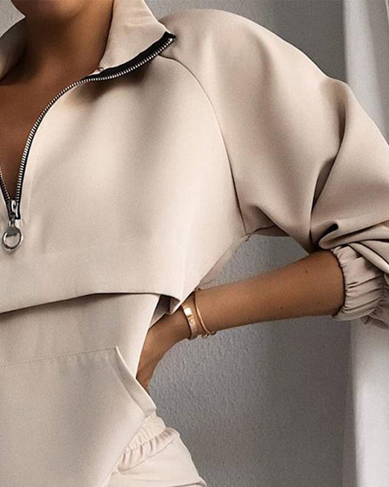 Women's Fashion Casual Solid Color Head Casual Sports Suit