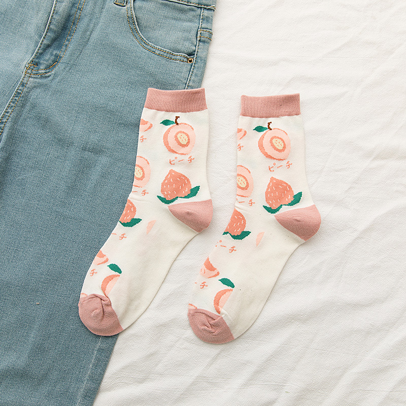 Title 9, Ladies Japanese Cute Fruit Cotton Socks