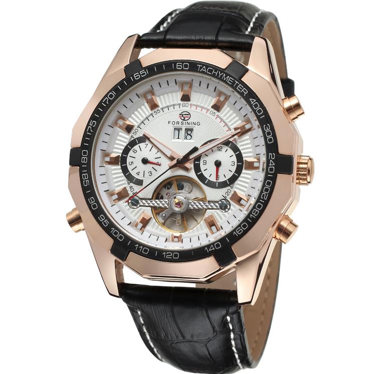 Flywheel Automatic Nechanical Belt Watch