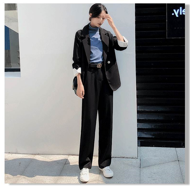 Title 1, All-Match Drape Suit Casual Pants