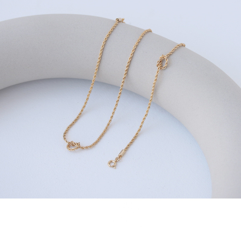 Women's Simple Knotted Necklace Bracelet