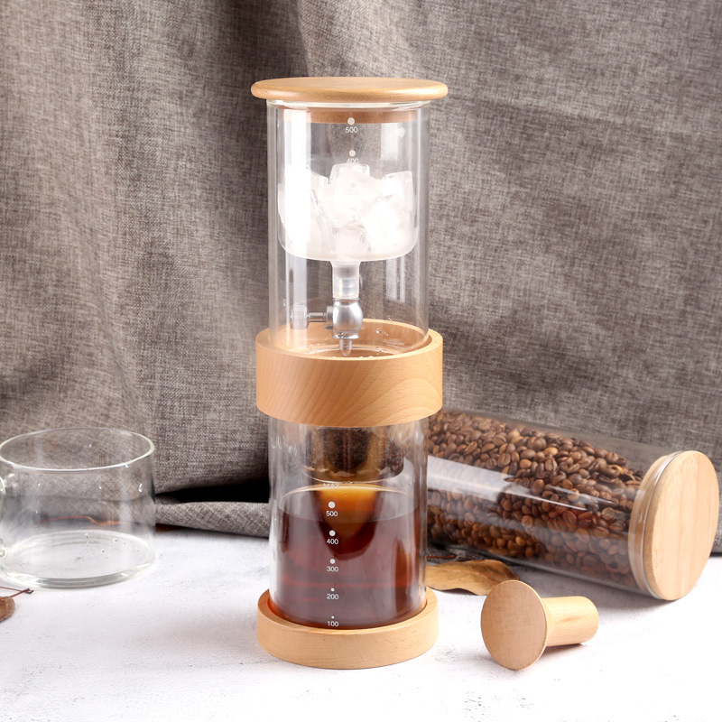 Title 5, Hand Blown Ice Drip Coffee Pot