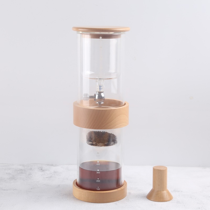 Title 2, Hand Blown Ice Drip Coffee Pot