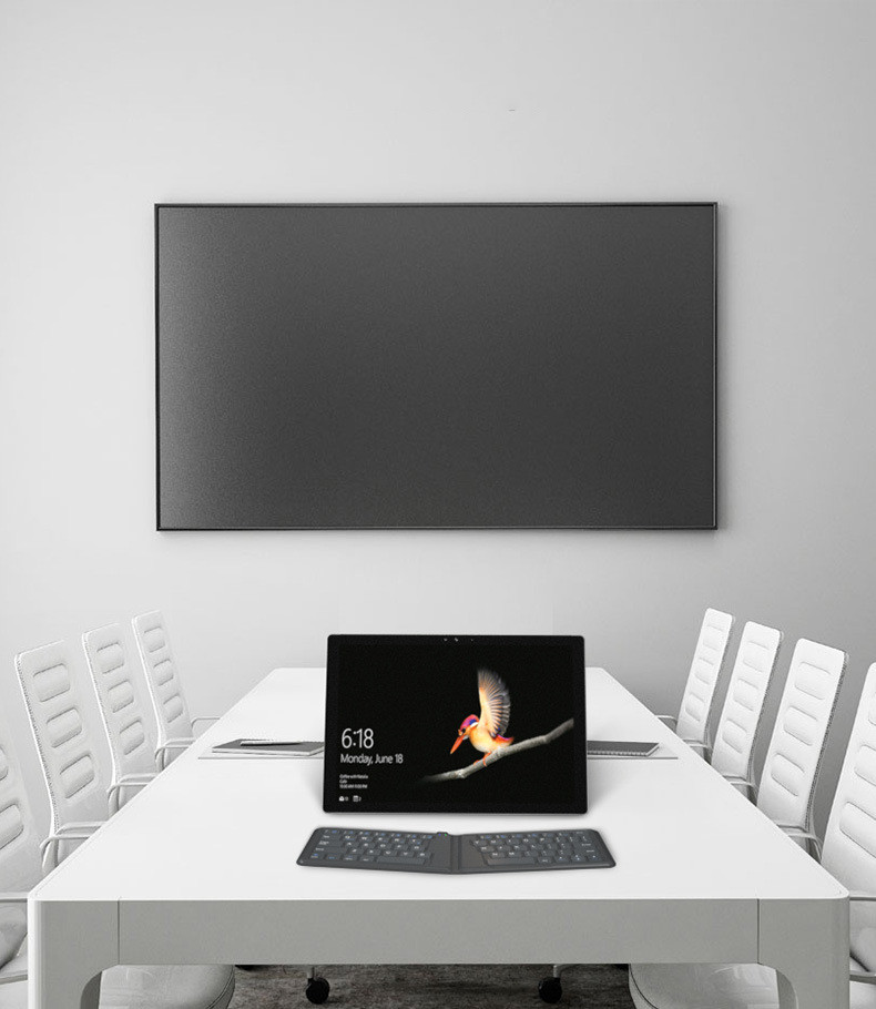 Compatible with Apple, Aerospace Folding Bluetooth Keyboard Ipad Tablet Phone Universal Office Keyboard - Image 4