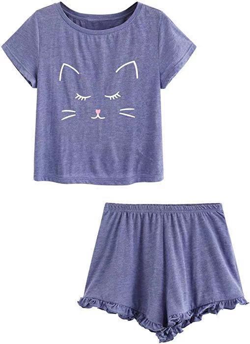 Title 3, Summer Ladies Cat Casual Pajamas