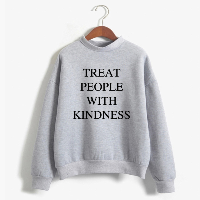 Round Neck Sweater European and American Alphabet Sweater