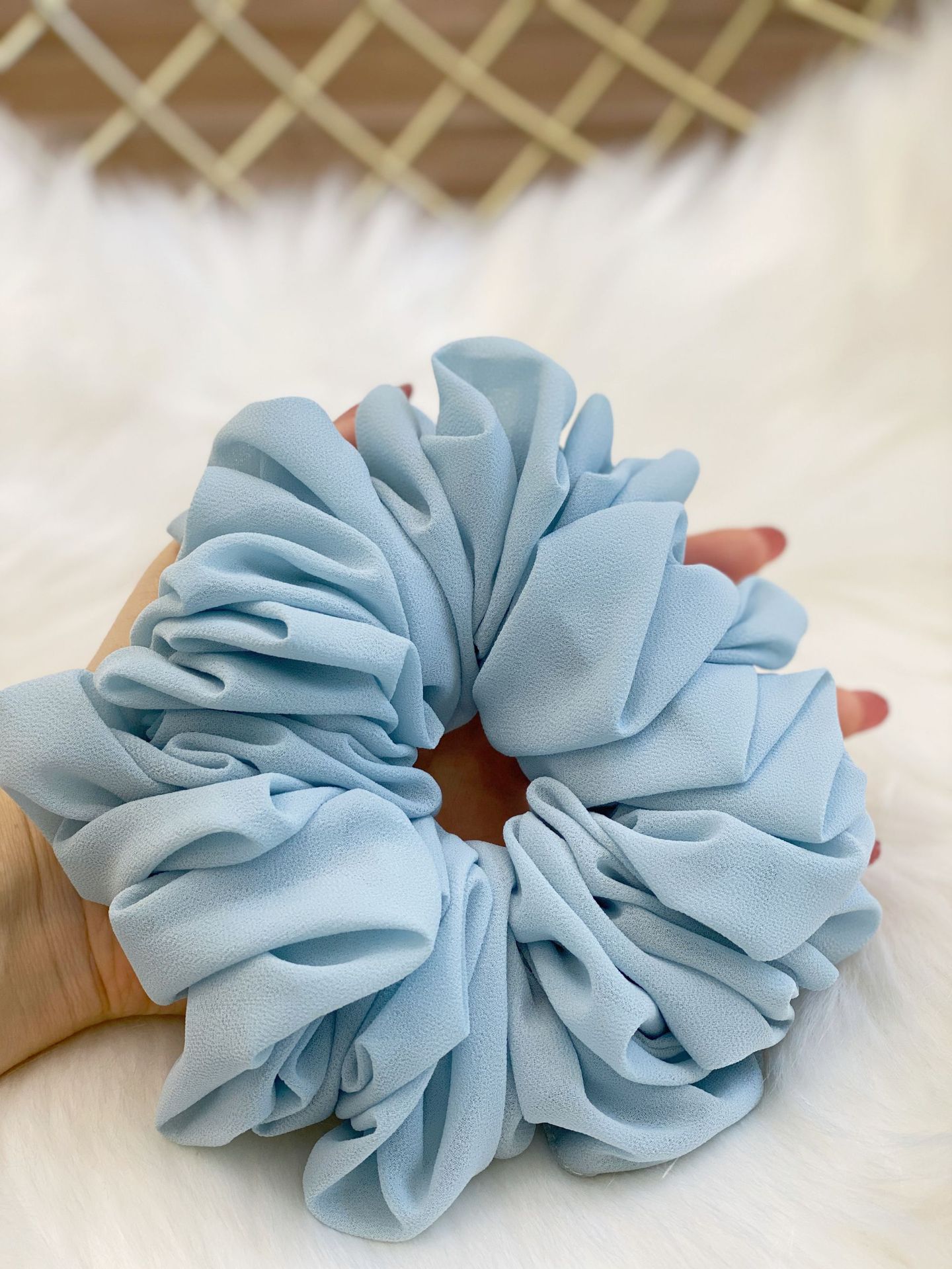 Title 9, Pearl Chiffon Bunch Hair Tie Pure Color Primer ...