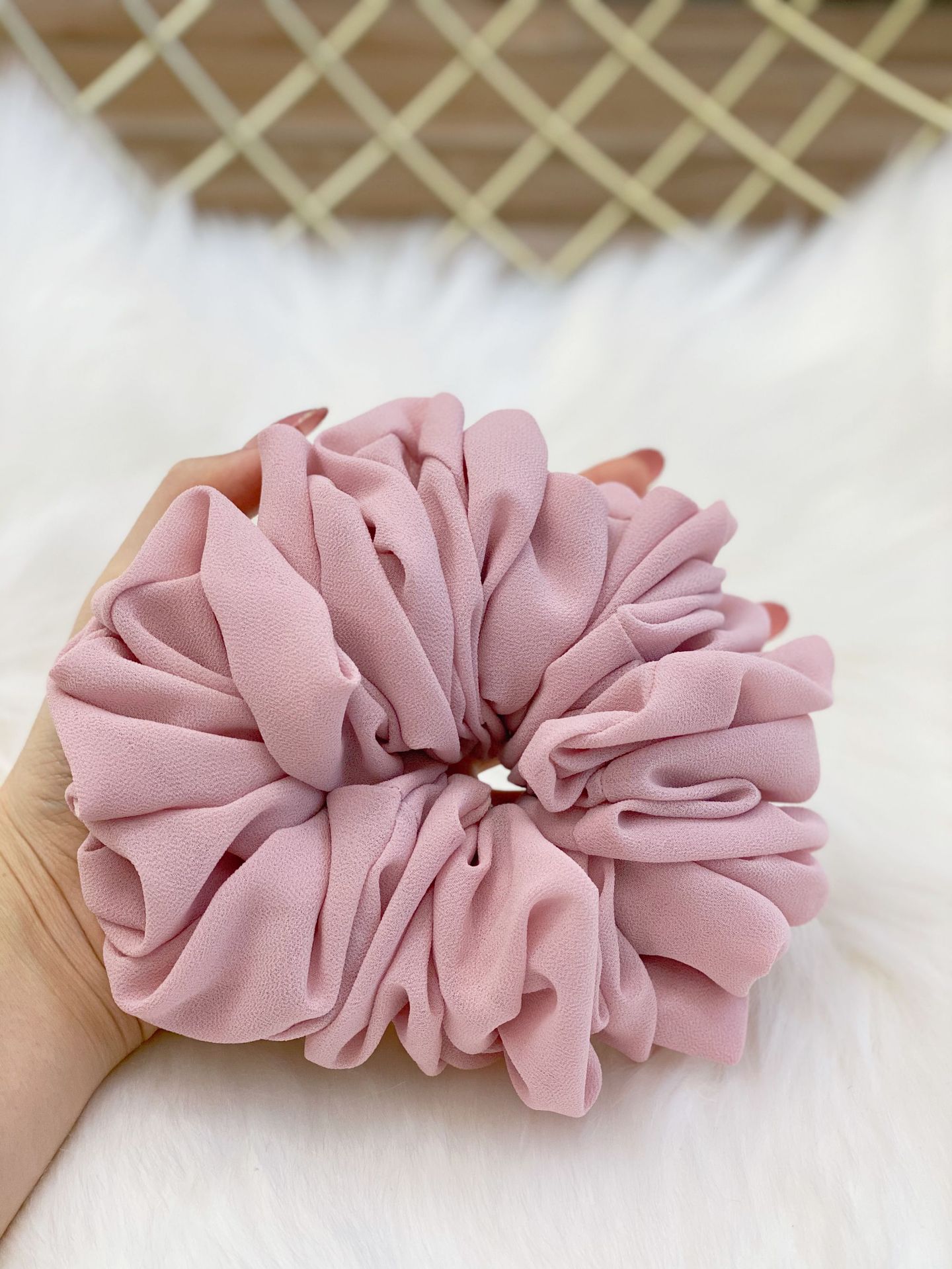 Title 12, Pearl Chiffon Bunch Hair Tie Pure Color Primer ...