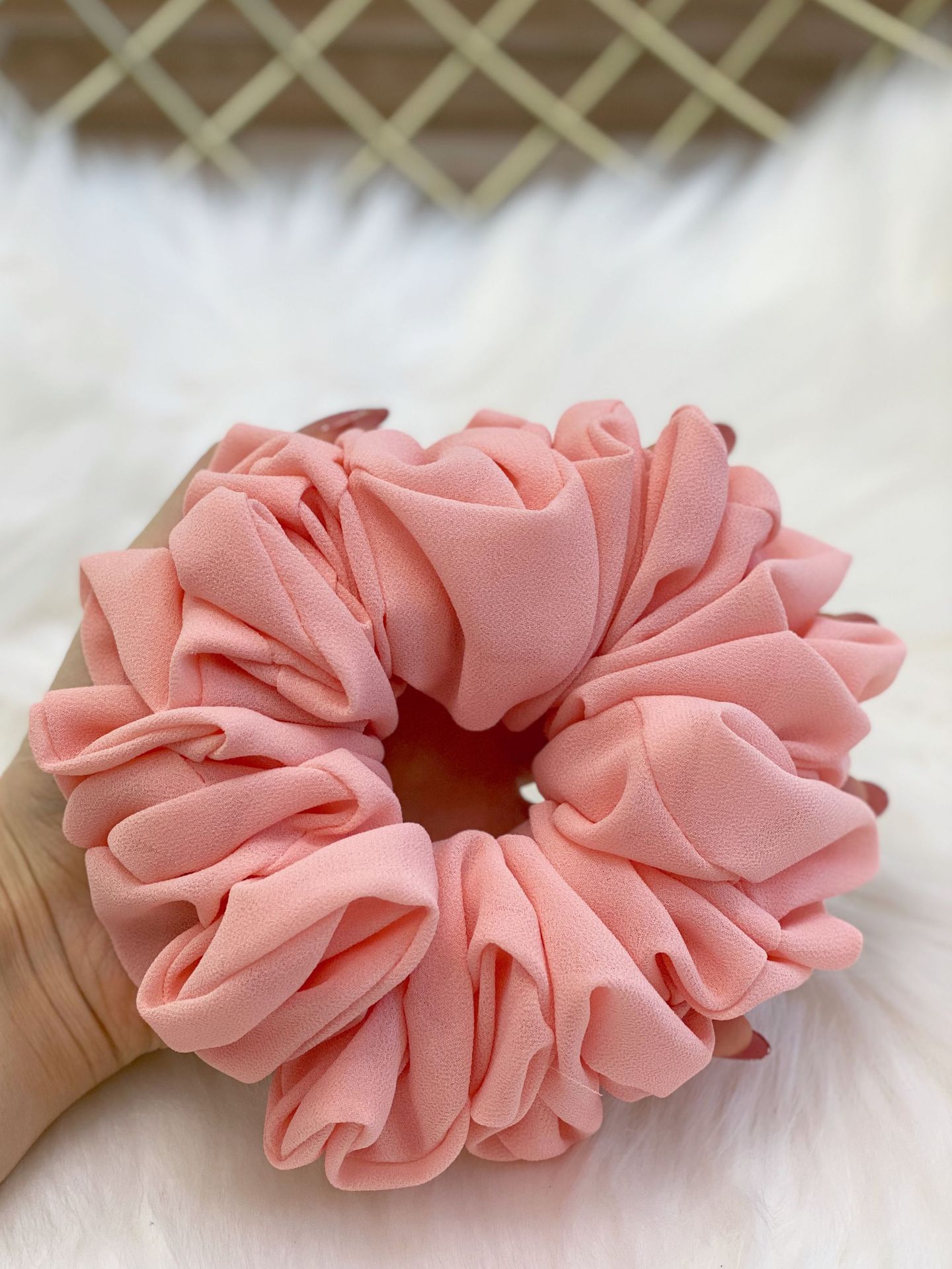 Title 13, Pearl Chiffon Bunch Hair Tie Pure Color Primer ...