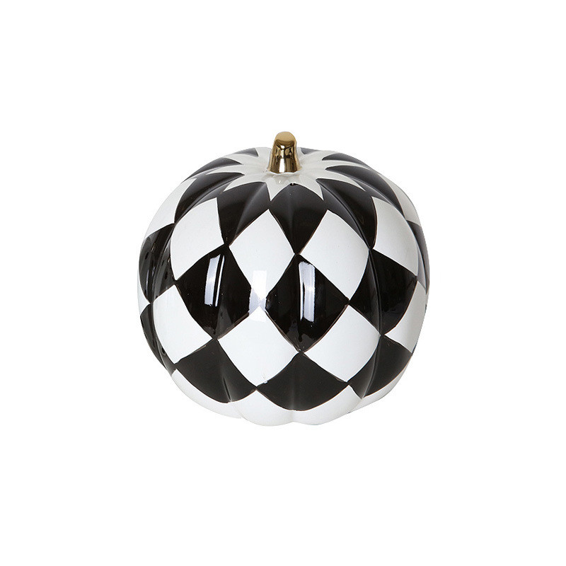 Plating Decal Ceramic Pumpkin Modern American Hotel Model Room Home Decoration