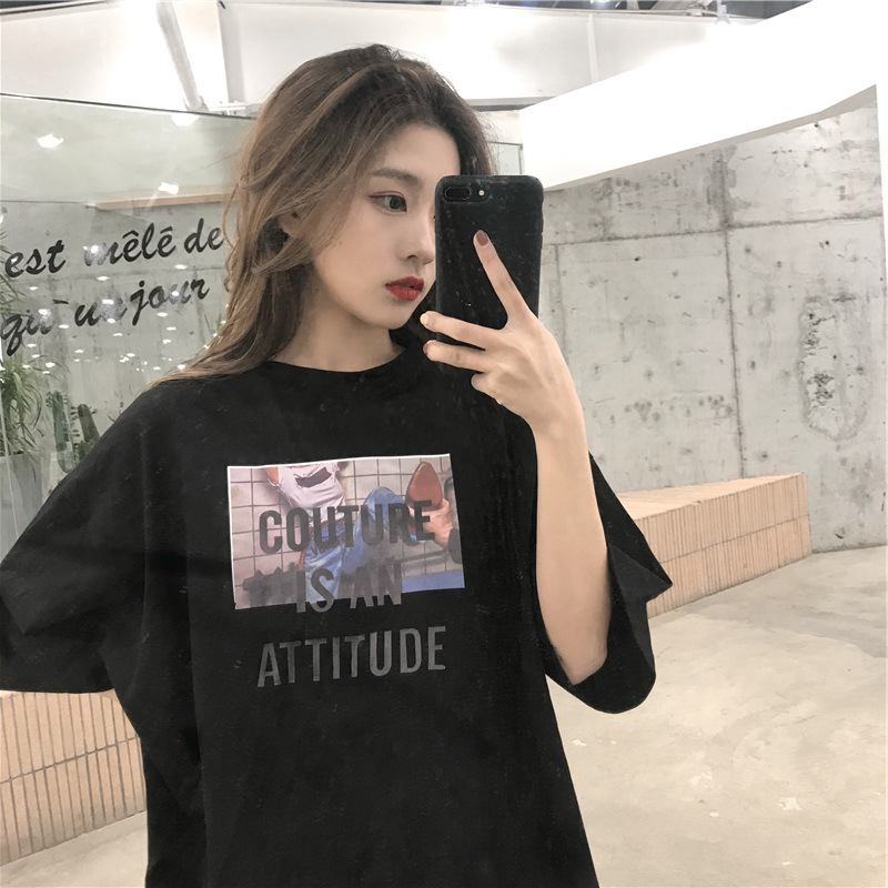 Summer Loose Half-Sleeved Student All-Match Shirt T-Shirt